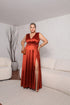 VESTIDO DECOTE V PRADA PLUS PETRA FINA